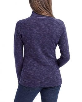 Avalanche Wear Purple Loma Snap Mock Neck Pullover Sweater