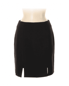 Cache Black Vintage Mini Pencil Skirt
