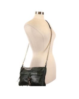 Rebecca Minkoff Studded Convertible Body/Clutch Leather Cross Body Bag