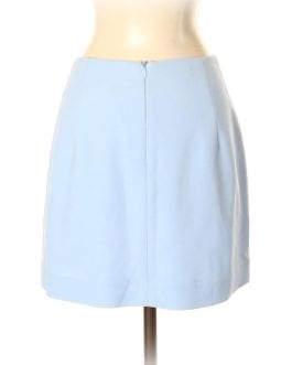 Bebe Light Blue Crepe Skirt