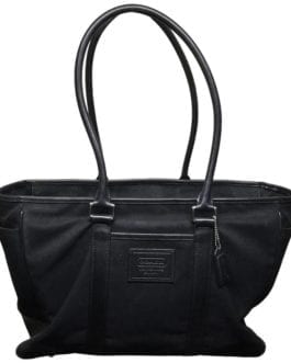 Coach Signature Top Handle Tote/Weekender #5967 Nylon/Leather Tote