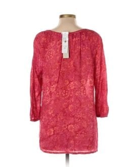 Nomadic Traders Pink Floral Watercolor Tunic