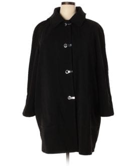 London Fog Black Coat  Size: 22 (Plus 2x)