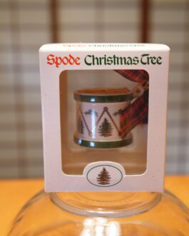 Spode Christmas Tree Drum Ceramic Christmas Ornament NIB