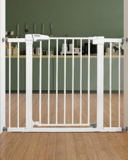 Babelio Baby Gate for Doorways and Stairs, 26”-40” Auto Close Dog/Puppy Gate