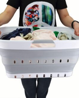 42L 11 gallon Collapsible Plastic Laundry Basket Storage Container/Organizer